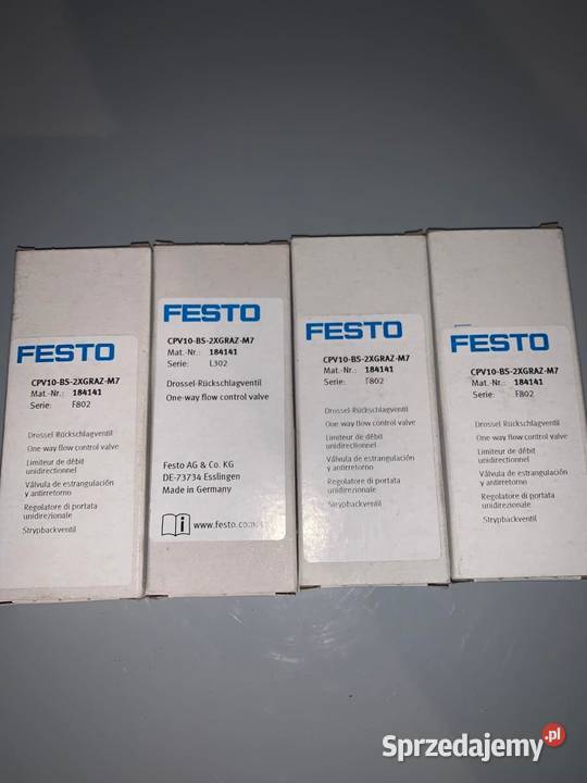 Zawór dłzwrotny CPV10BS2XGRAZM7 184141 Festo Warszawa