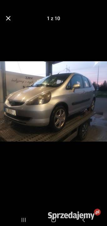 Honda jazz części lampa zderzak silnik koła dzwi Lublin
