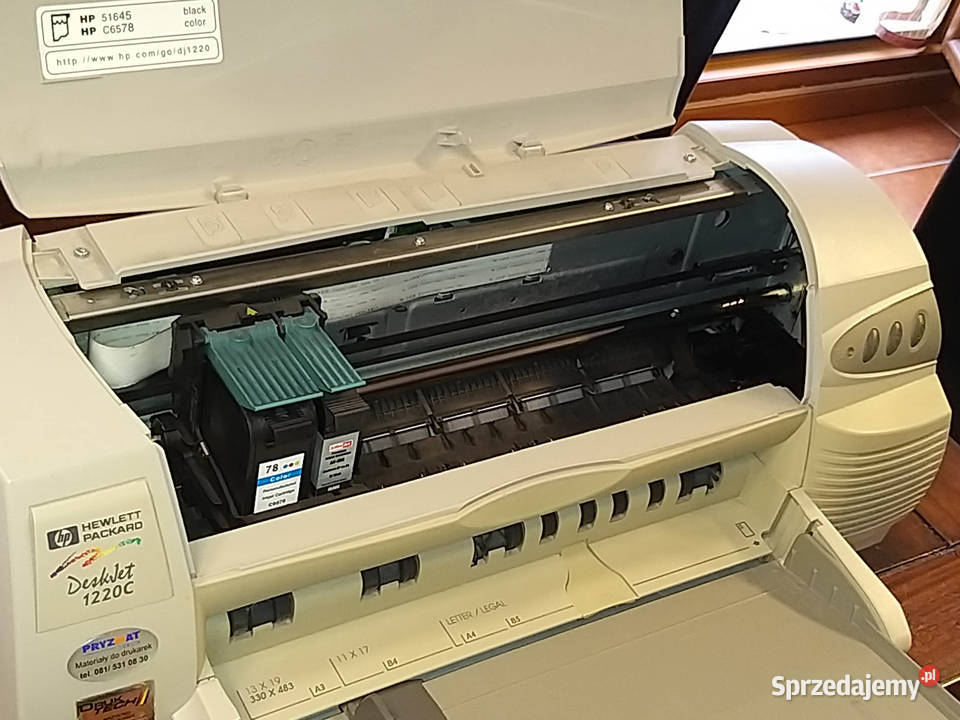 Drukarka do A3 DeskJet HP 1220C kolor HP Drukarki i skanery