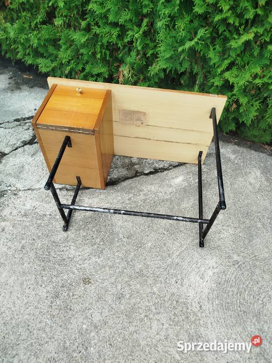 Biurko szkolne PRL Cepelia CISok 19751982 Meble Opole