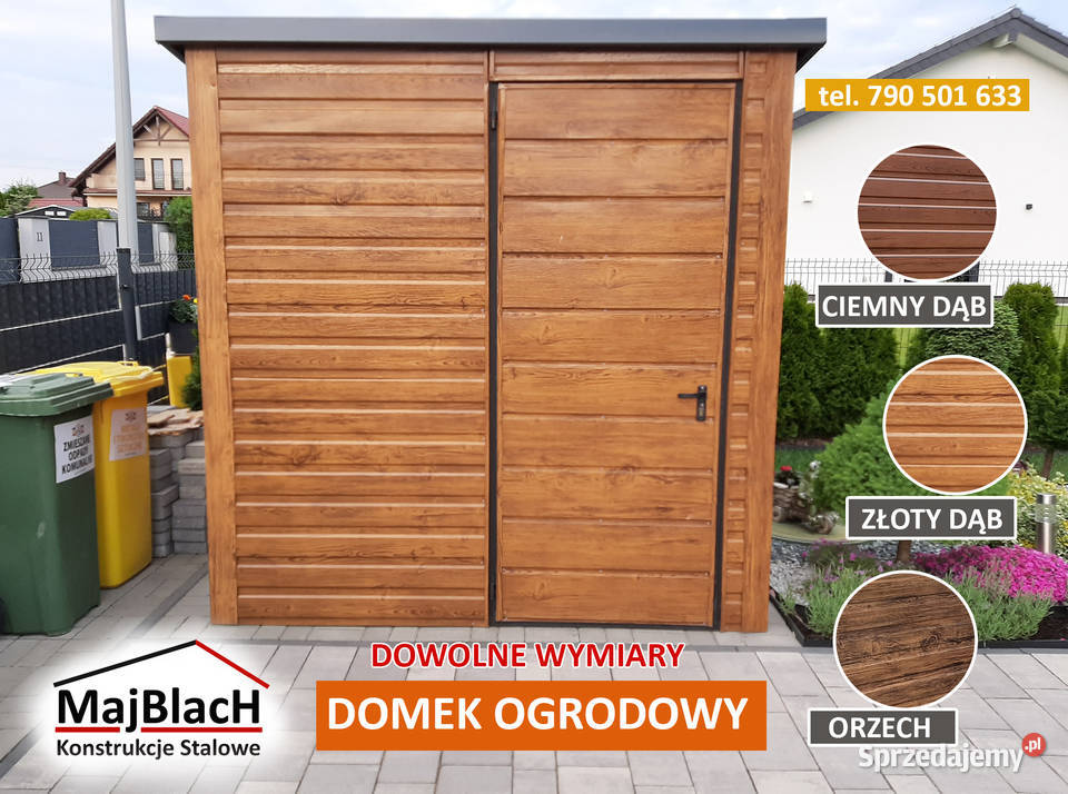 Mały Garaż Blaszany Schowek na Narzędzia Wiatka Pozostałe Nysa