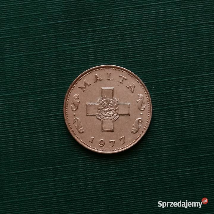 MALTA 1 cent 1977r śląskie Gliwice