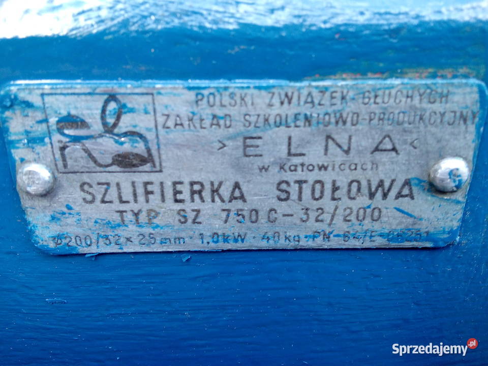 Szlifierka stołowa ELNA Szlifierki stołowe Poznań