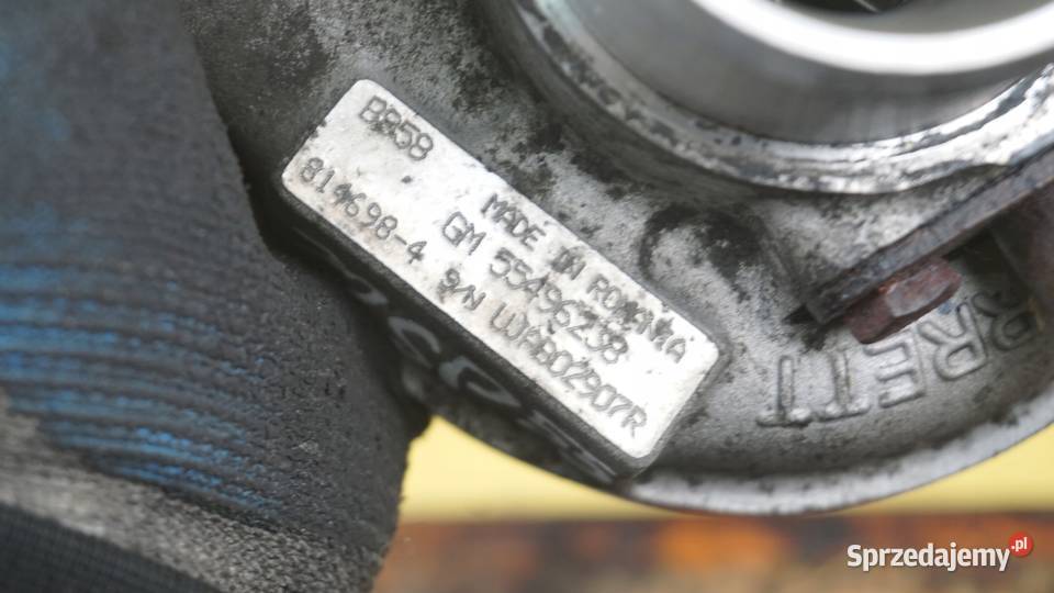 INSIGNIA B ASTRA 16 CDTI 18r 110 B16DTE turbina