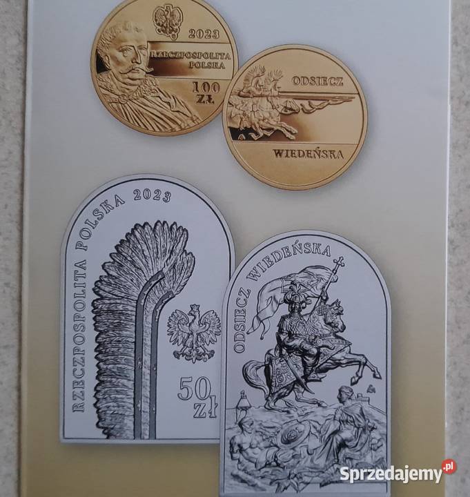 Odsiecz Wiedeńska NBP 2023 Komplet 100 i 50 Grzawa sprzedam