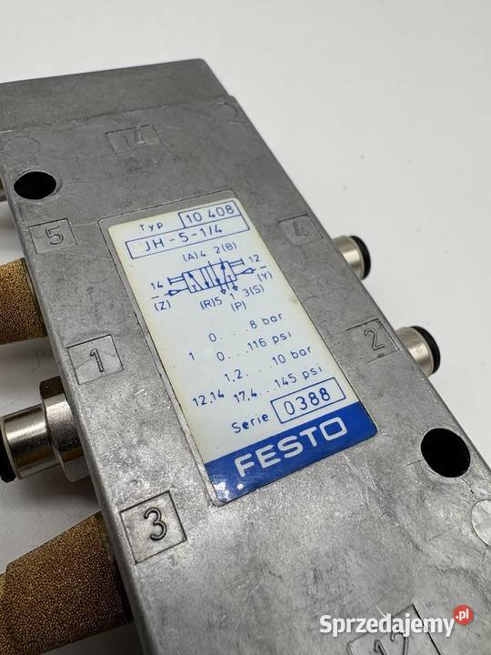 Festo JH514 10408 Zawór pneumatyczny mazowieckie Warszawa sprzedam