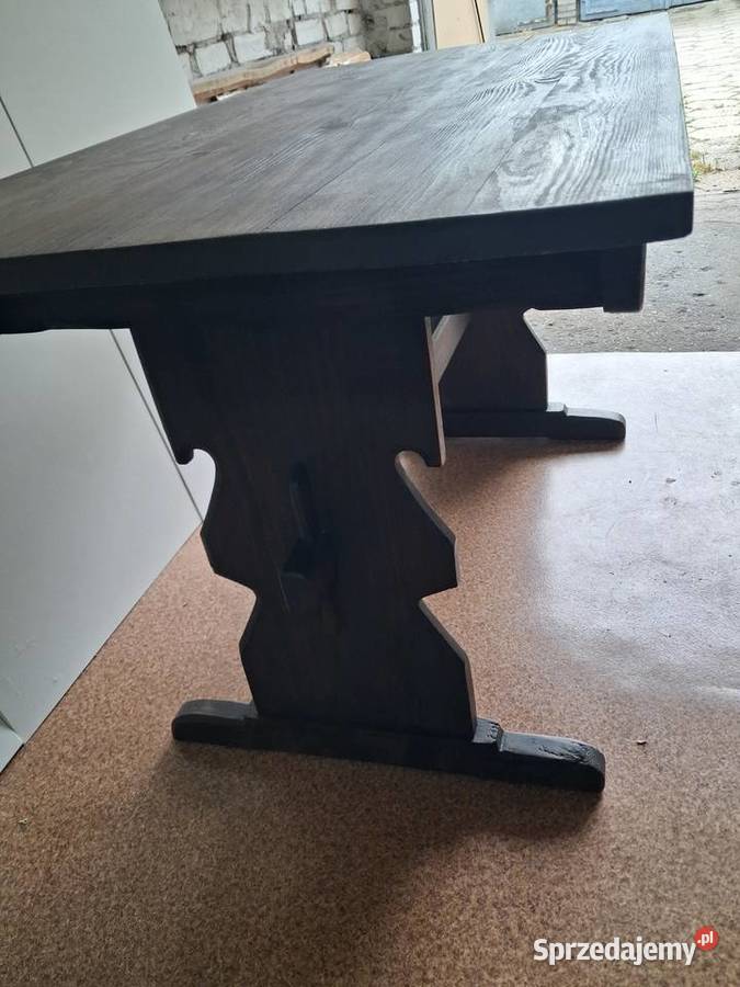 Stół z drewna palisander Cepelia PRL Łódź