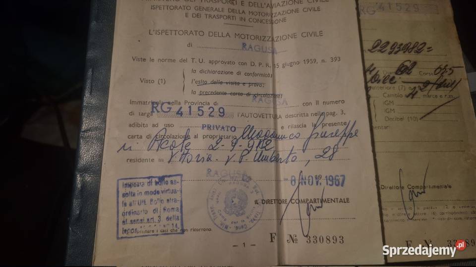 Fiat 600d z dokumentami mazowieckie Warszawa