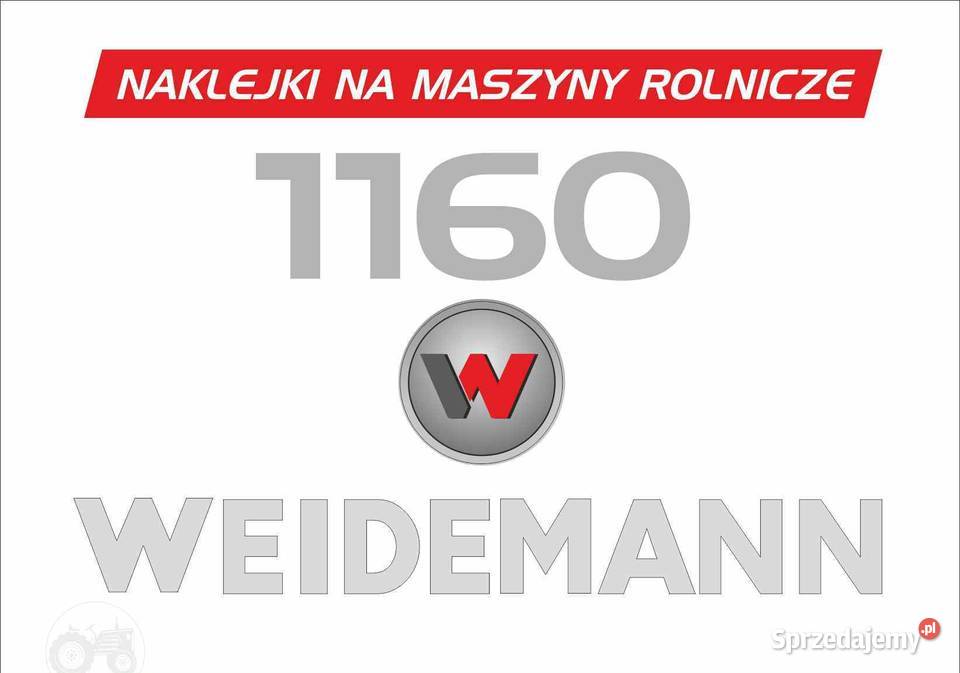 Naklejki Ładowarka Weidemann 1160 różne modele wielkopolskie Pleszew sprzedam