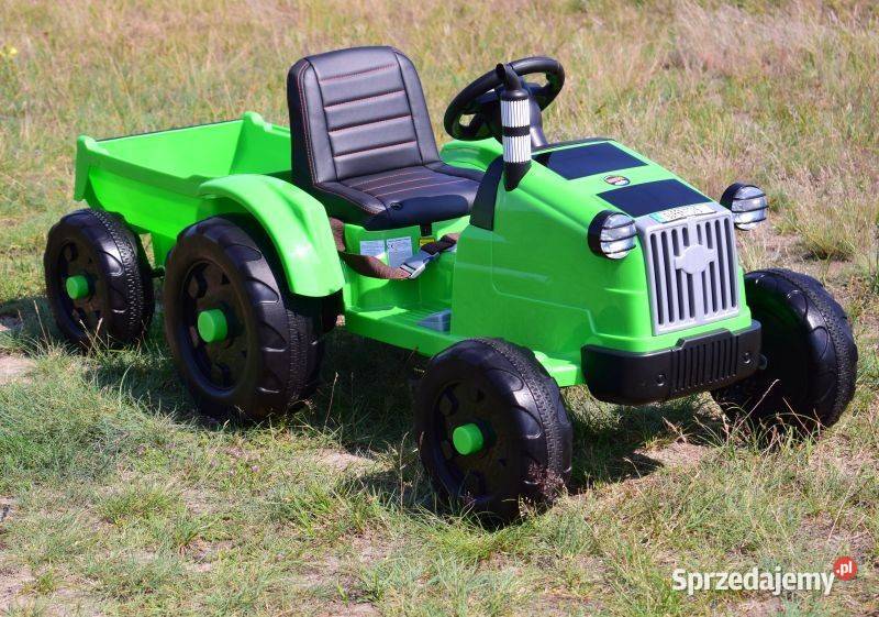 Autko na akumulator TRAKTOR Z PRZYCZEPĄ jeździk Myszków