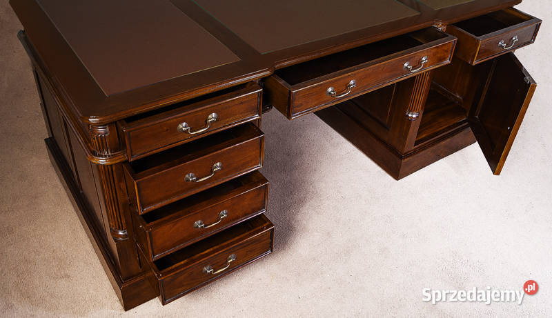 Nowe biurko angielskie 180 gabinet dwustronne Września