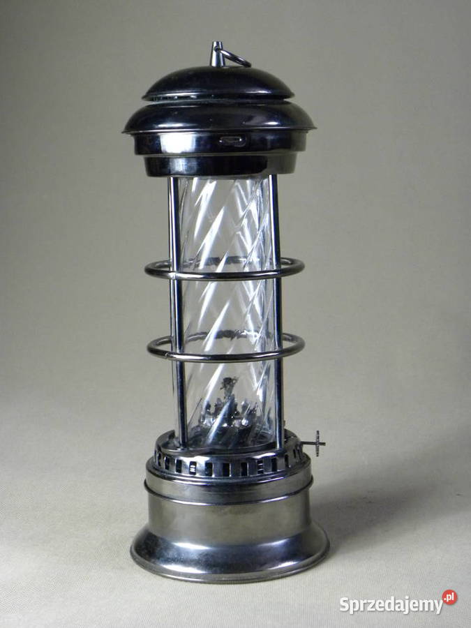 Metalowa stołowa lampa naftowa