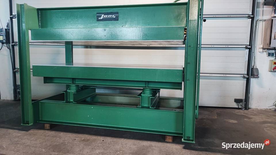 Prasa półkowa hydrauliczna do fornirowania Joos Sucha Beskidzka