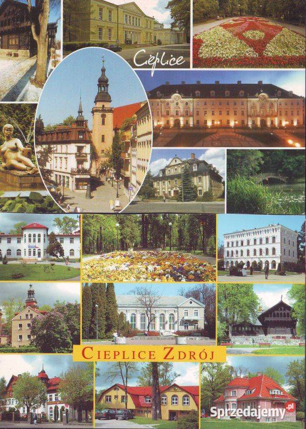 K Poczt Cieplice Zdrój widoki 2 poczt Pocztówki i karty telefoniczne Gliwice