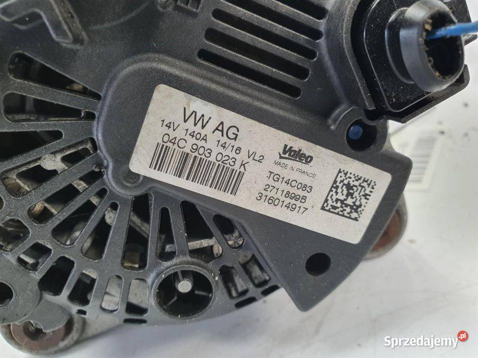 ALTERNATOR SEAT LEON III 04C903023K kujawsko-pomorskie Lipno sprzedam