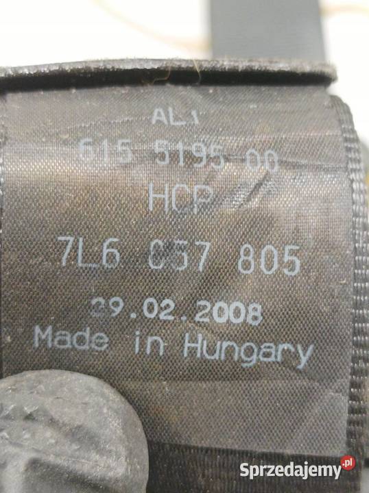 PAS BEZPIECZEŃSTWA LEWY PRAWY TYŁ KPL 7L Pasy bezpieczeństwa