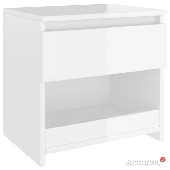 Szafka nocna biała wysoki połysk 40x30x39 mazowieckie Warszawa