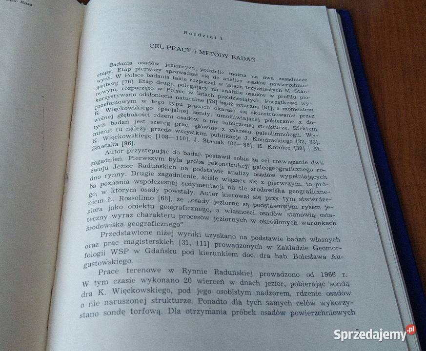 Osady denne Jezior Raduńskich Roman Gołębiewski pomorskie Gdańsk