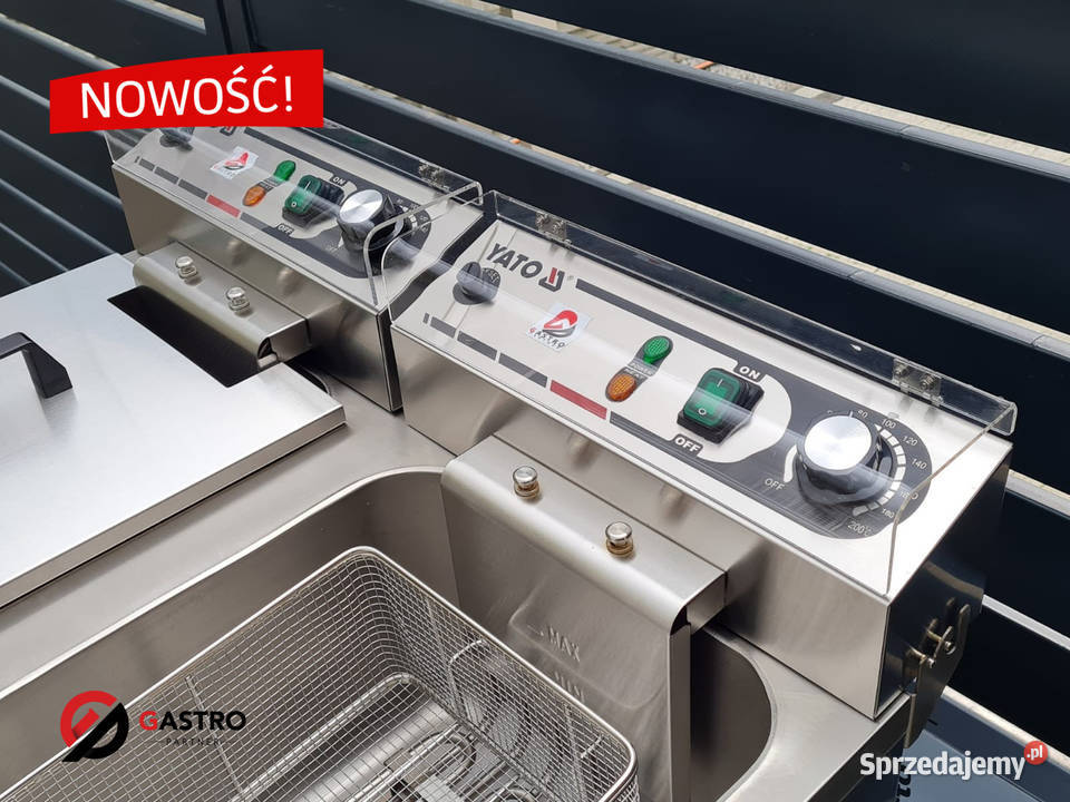 NOWA FRYTOWNICA ELEKTRYCZNA Z ZAWOREM 2X12L wielkopolskie