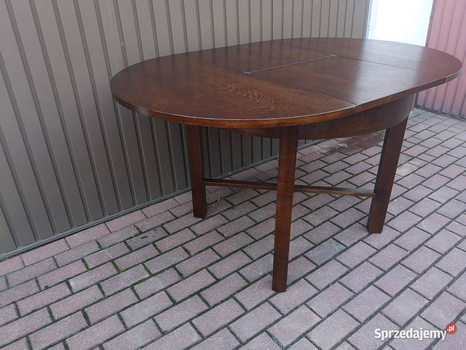 Stół ArtDeco Dębowy Rozkładany Okrągły 100 Meble Swarzędz sprzedam