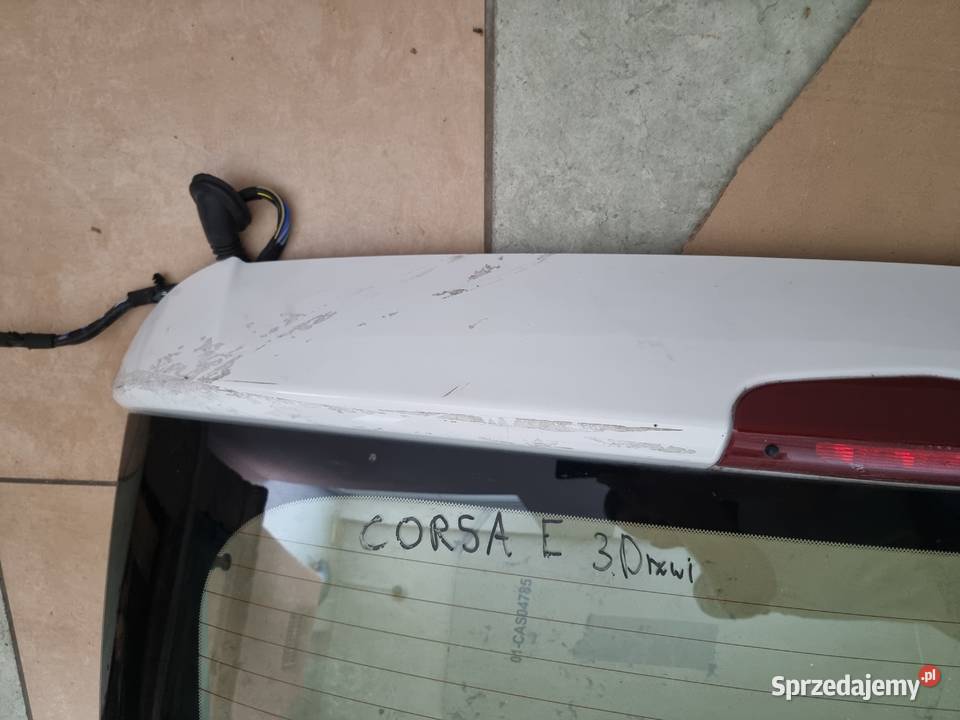 KLAPE DO OPEL CORSA E 10 2015r Lubenia