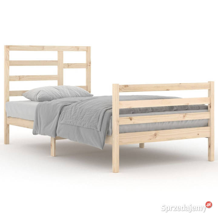 Rama łóżka lite drewno 100 x 200 WM3105850 Warszawa