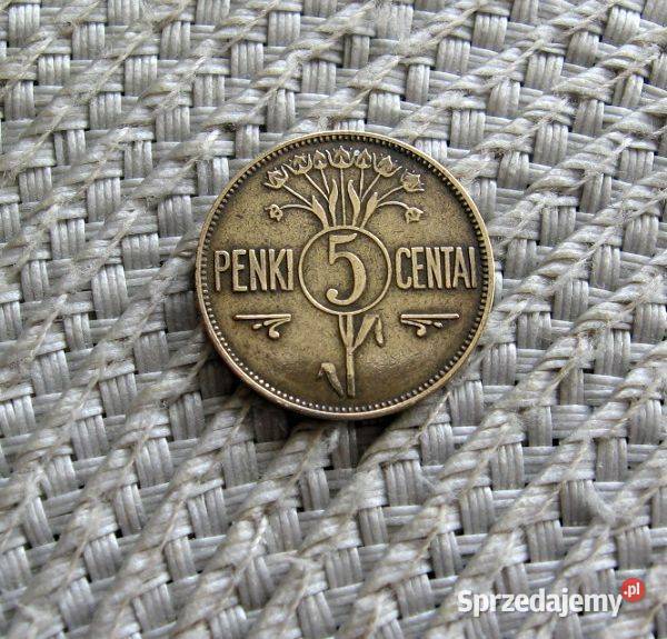 Litwa 5 Centai 1925r Kalisz