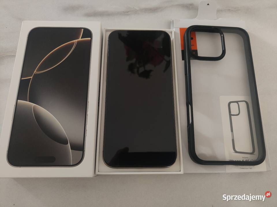 Iphone 16 Pro 256gb faktura stan idealny Pielgrzymowice