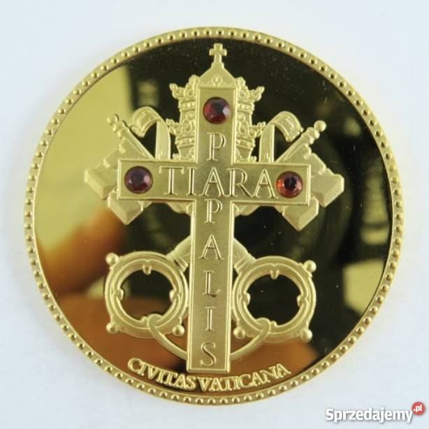 6 x Papież TIARA Paweł Pius Piotr Benedykt ZŁOTO Sosnowiec
