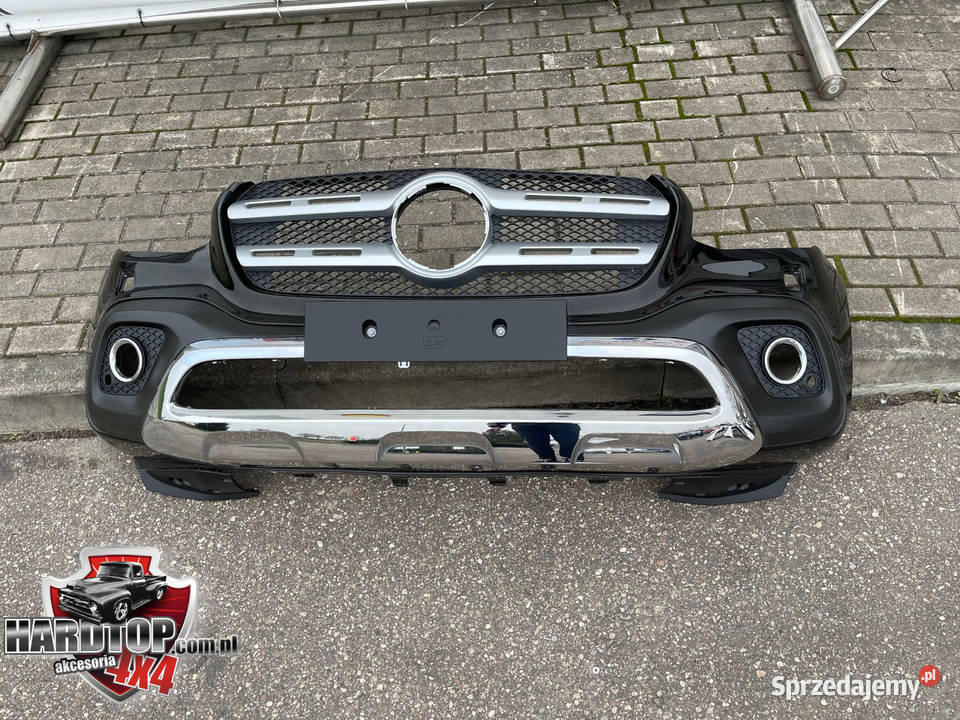 ZDERZAK Mercedes X 2018 CHROM Oryginalny 7 terenowe Pasłęk
