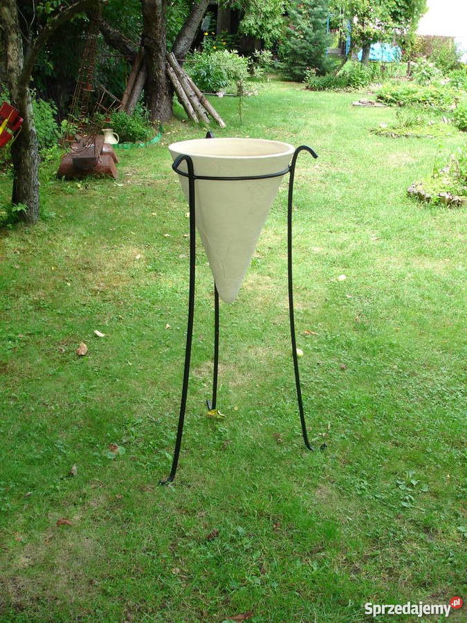 Donica ceramiczna mrozoodporna w stojaku 90 Pozostałe Jelenia Góra