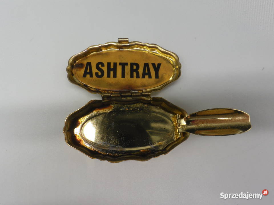 Zabytkowa popielniczka kieszonkowa Raszków