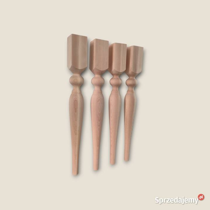 nogi stołowe bukowe noga bukowa toczona 75 stół Bolesławiec