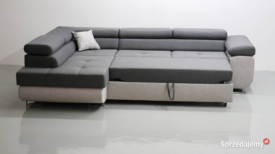 TNU Narożnik funkcja spania pojemnik regulowane