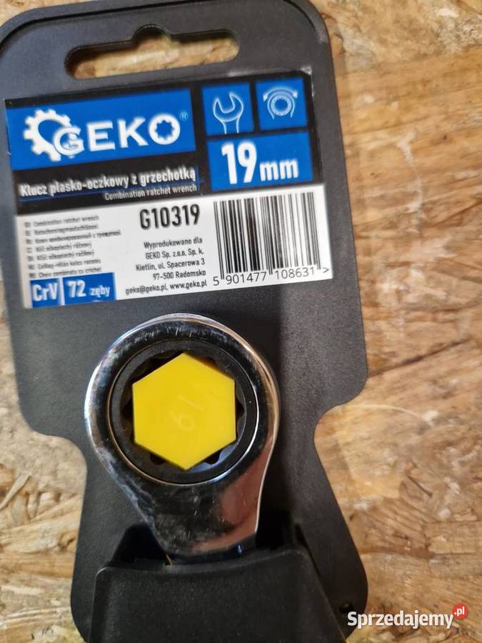 Klucz płasko oczkowy z grzechotką 18mm G10318 Głogowa