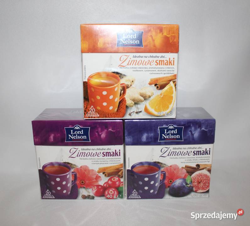 Herbata Lord Nelson zimowe smaki śliwka cynamon Stare Miasto sprzedam