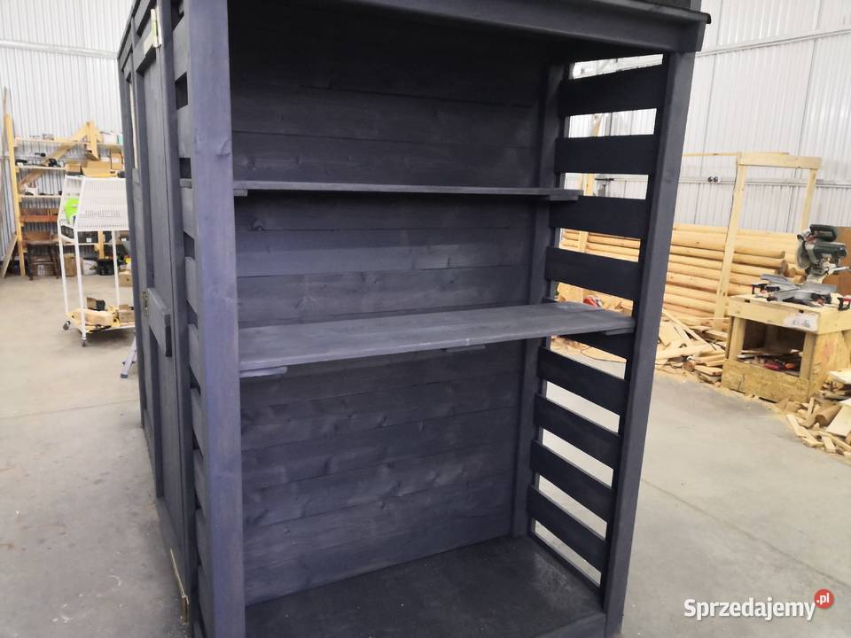 Domek ogrodowy narzędziowy drewutnia stolik Kawnice sprzedam