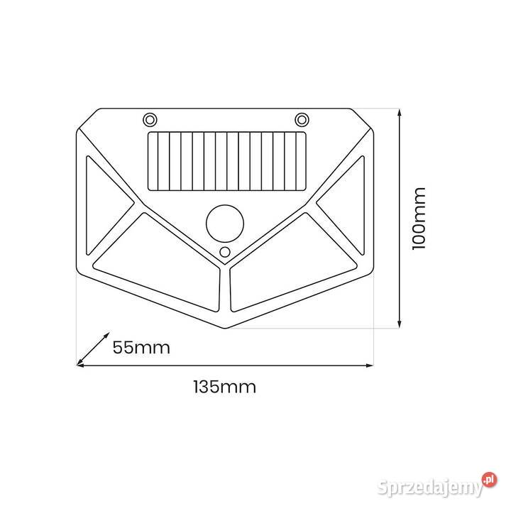 Lampa Solarna Batman 4000K IP44 Starokrzepice