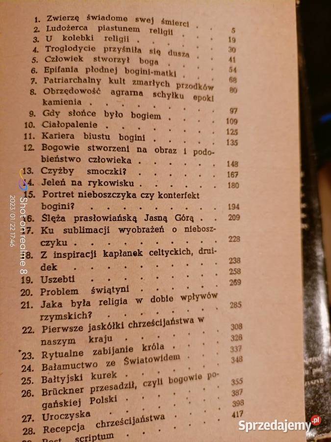 Pradzieje religii w Polsce Szafrański książki Warszawa