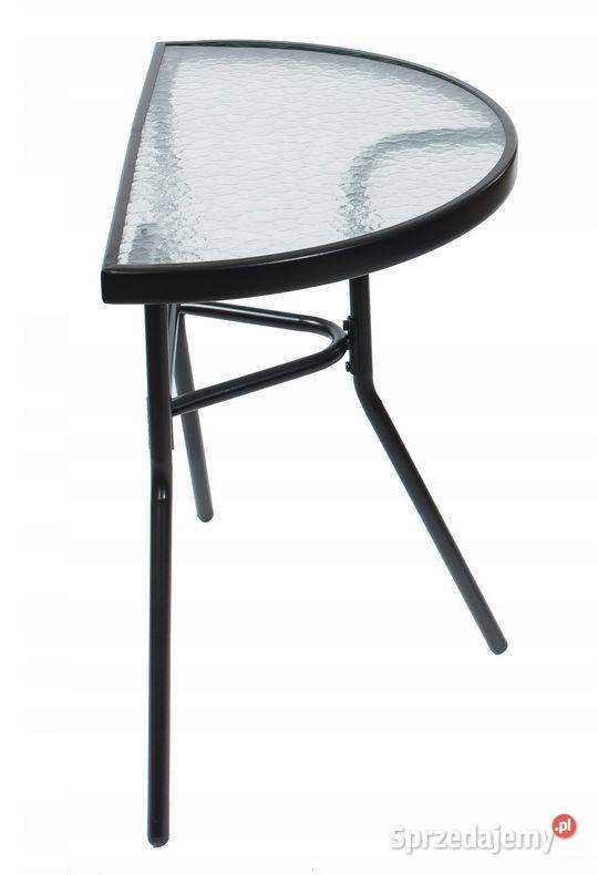 Stolik szklany kawowy na balkon taras patio Poznań