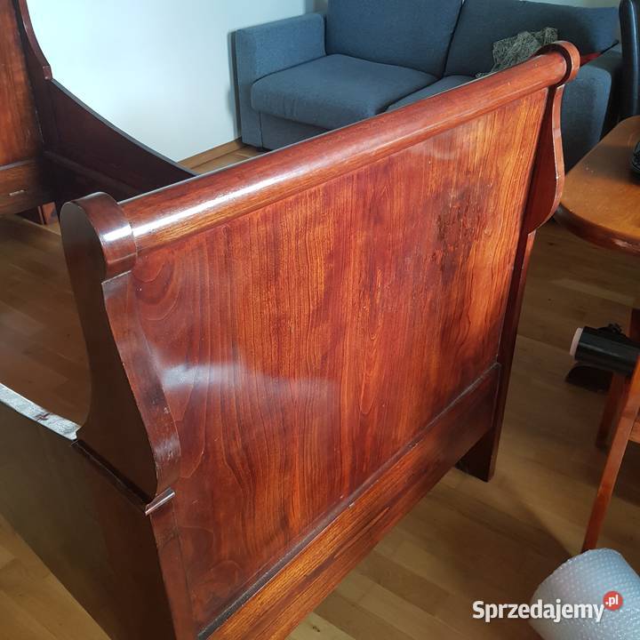 Łóżko biedermeier Wilno mazowsze ok 1800 Meble