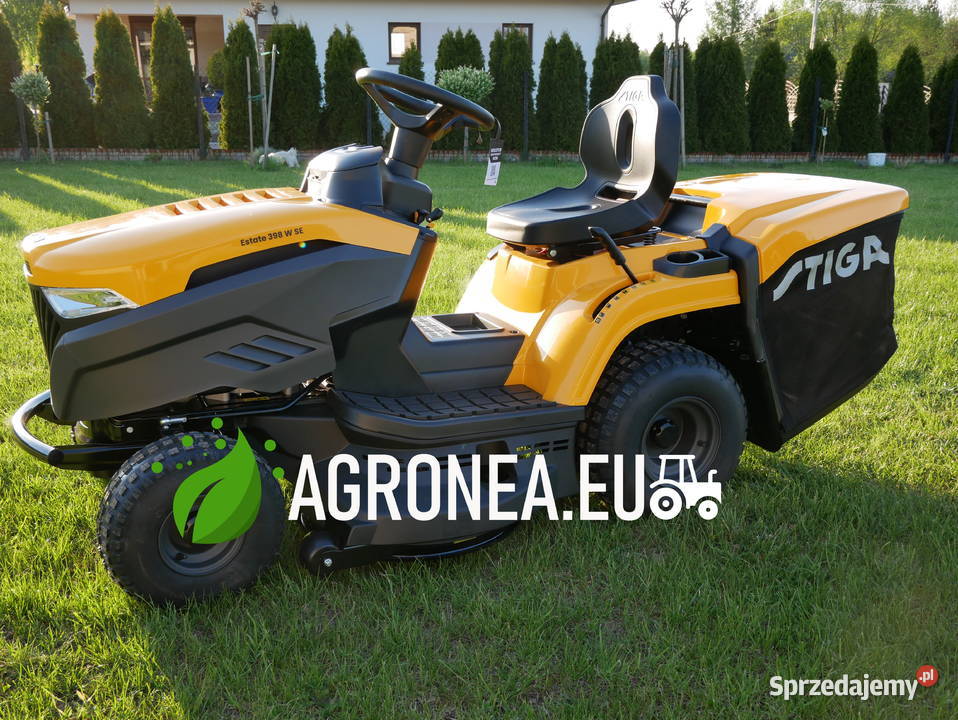STIGA 398W SE 2 cylindry traktor kosiarka kosz Opoczno sprzedam