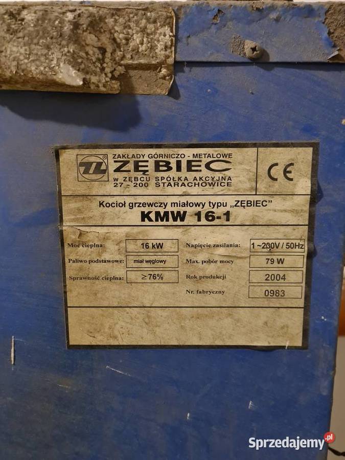 Kotły miałowe CO Zębiec MKW 231 i 161