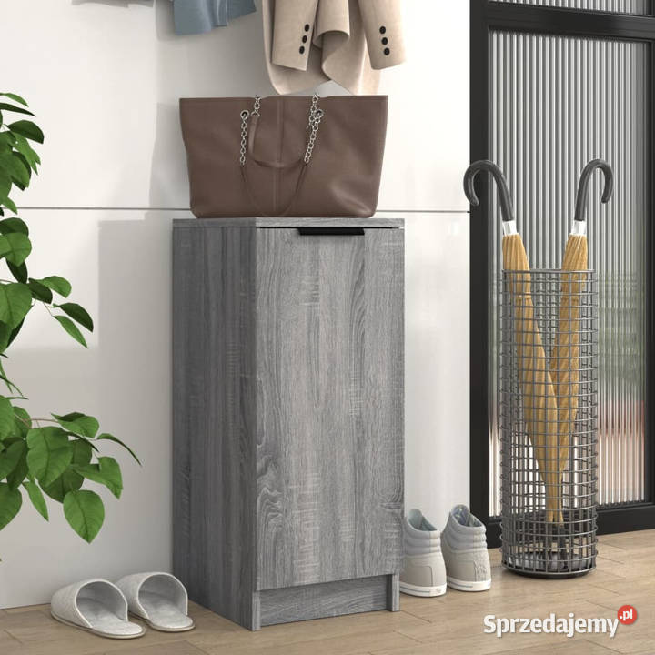Szafka na buty szary dąb sonoma 30x35x70 mazowieckie Warszawa