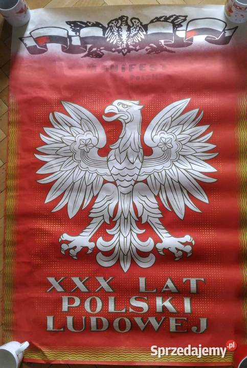 62 PLAKAT XXX LAT POLSKI LUDOWEJ PAMIĄTKA PRLU sprzedam