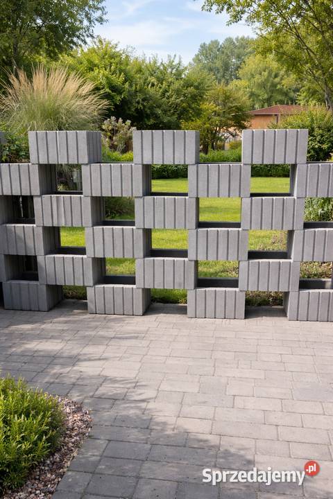 Donice betonowe 60x40x20h Gazony ogrodowe Stoczek