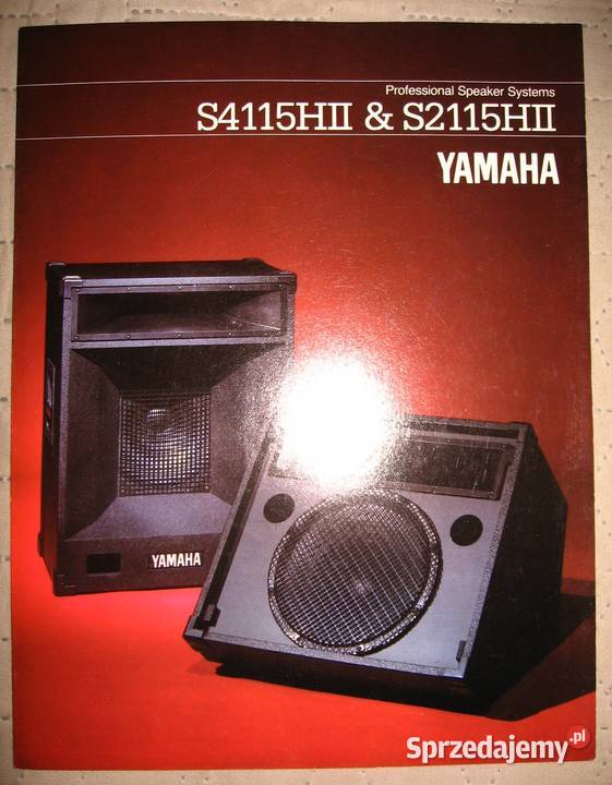 Yamaha Professional Speaker Systems S4115HII Kępice sprzedam