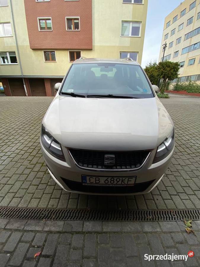 Seat Alhambra 20 TDI 140 2014r bezwypadkowy kujawsko-pomorskie Bydgoszcz