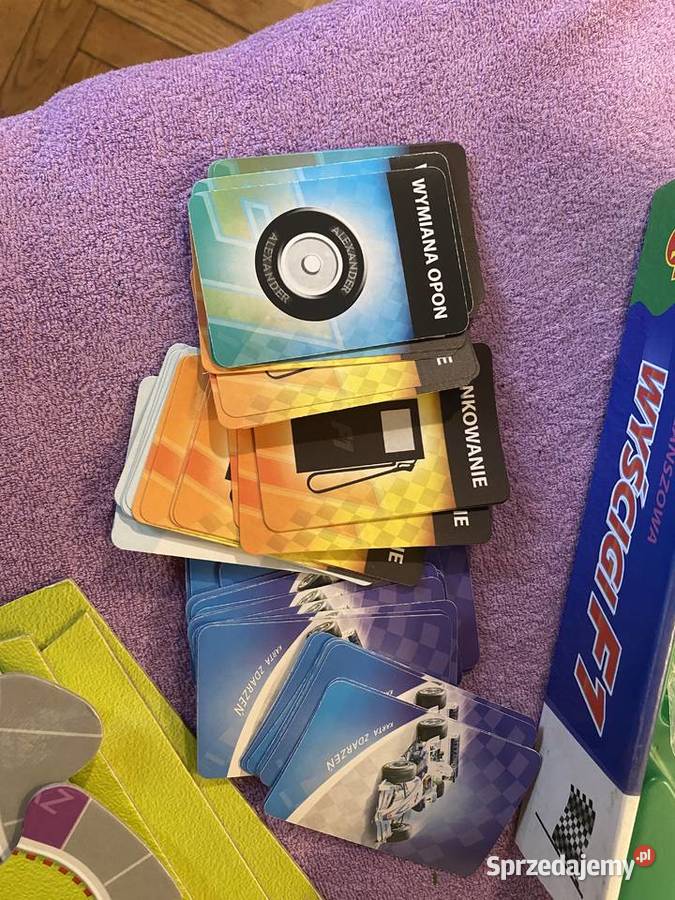 F1 Gra planszowa WYŚCIGI BOLIDÓW F1 Samochody i pojazdy Zielonka