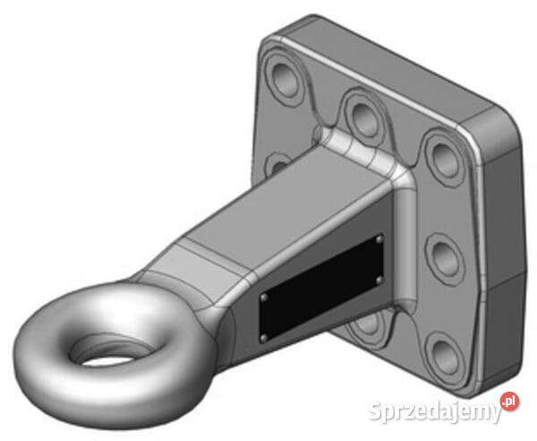Ucho zaczepu z kołnierzem przykręcane 50 mm Kamionna sprzedam